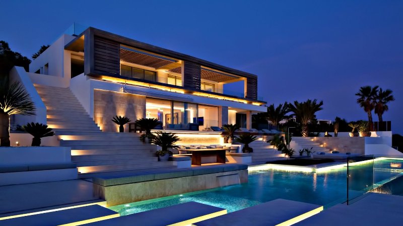luxurious villas